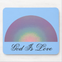 God Is Love - mousepad by Horseshoes3 God Is Love - mousepad