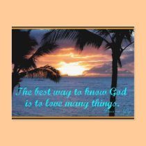 God is Love Postcard