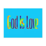 God Is Love postcards