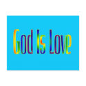 God Is Love postcards