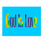 God Is Love Postcard