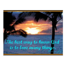 God is Love Postcard