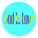 God Is Love stickers by DonnaGrayson God Is Love stickers