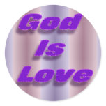 God is Love stickers