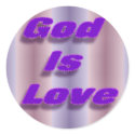 God is Love stickers by DonnaGrayson God is Love stickers