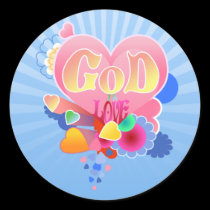 GOD IS LOVE stickers