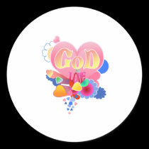 GOD IS LOVE stickers