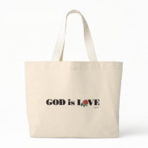 God is Love Tote bags by cherylarogers God is Love Tote bags
