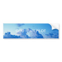 GOD IS MY PILOT bumper stickers