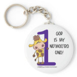 God is Nu'moo'ro Uno! keychains