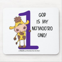 God is Nu'moo'ro Uno! mousepads by creationhrt God is Nu'moo'ro Uno! mousepads