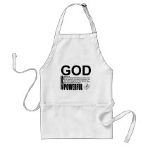God Is Powerful - Amos 5:8 Apron