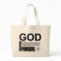 God Is Powerful - Amos 5:8 Bag