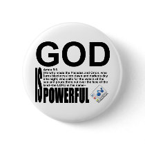 God Is Powerful - Amos 5:8 Pin