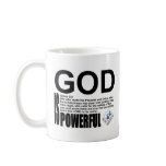 God Is Powerful - Amos 5:8 Mug