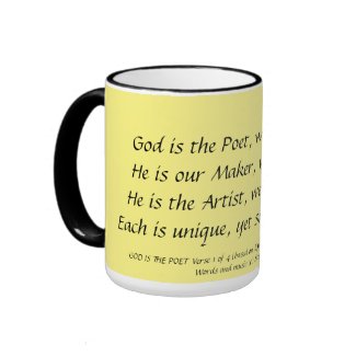 GOD IS THE POET Verse 1/4 Mug Stephanie Hutchinson