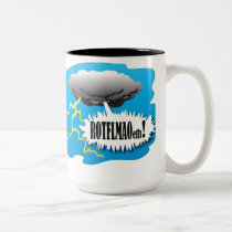 God Laughs 2 Mug mugs