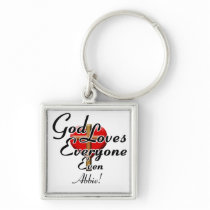 God Loves Abbie! Keychain