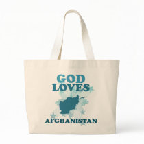 God Loves Afghanistan Canvas Bag