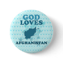 God Loves Afghanistan Button