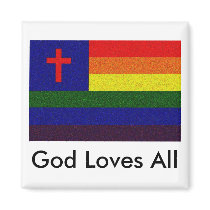 God Loves All magnets