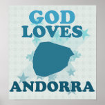 God Loves Andorra Print