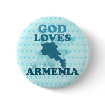 God Loves Armenia Pin