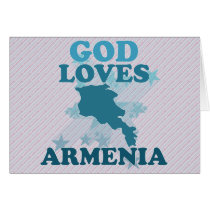 God Loves Armenia Cards