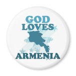 God Loves Armenia magnets