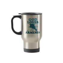 God Loves Armenia Mugs