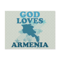God Loves Armenia Post Card