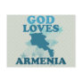 God Loves Armenia Post Card