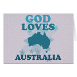 God Loves Australia Cards