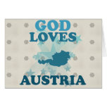 God Loves Austria Card