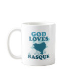 God Loves Basque mugs