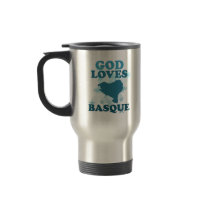 God Loves Basque Coffee Mugs