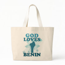 God Loves Benin Canvas Bag