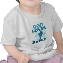 God Loves Benin Tshirts