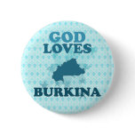 God Loves Burkina Pins