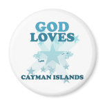 God Loves Cayman Islands Fridge Magnet