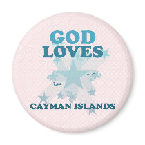God Loves Cayman Islands Fridge Magnets