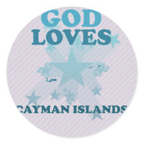 God Loves Cayman Islands Sticker