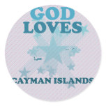 God Loves Cayman Islands Sticker