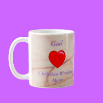 God Loves Christian Working Moms Mug