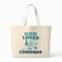 God Loves Comoros Tote Bag