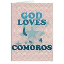 God Loves Comoros Cards