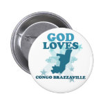 God Loves Congo Brazzaville Pin