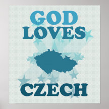 God Loves Czech Poster