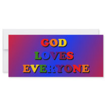 God Loves Everyone Bookmark rack cards by sundayschoolzone God Loves Everyone Bookmark rack cards