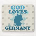 God Loves Germany Mouse Pads
